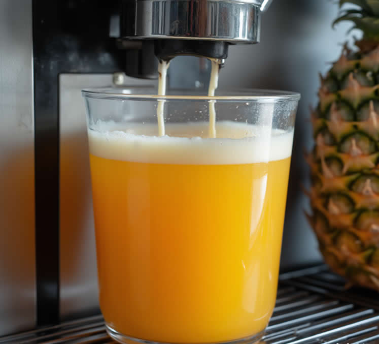 Pineapple juice extraction